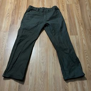 Olive green Dickies carpenter pants